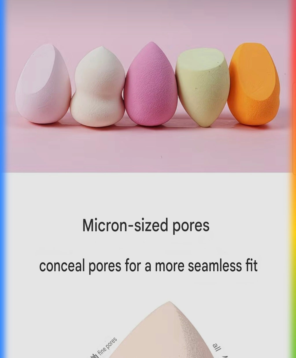 30PCS Beauty Blender Sponge Set Soft Makeup Sponges