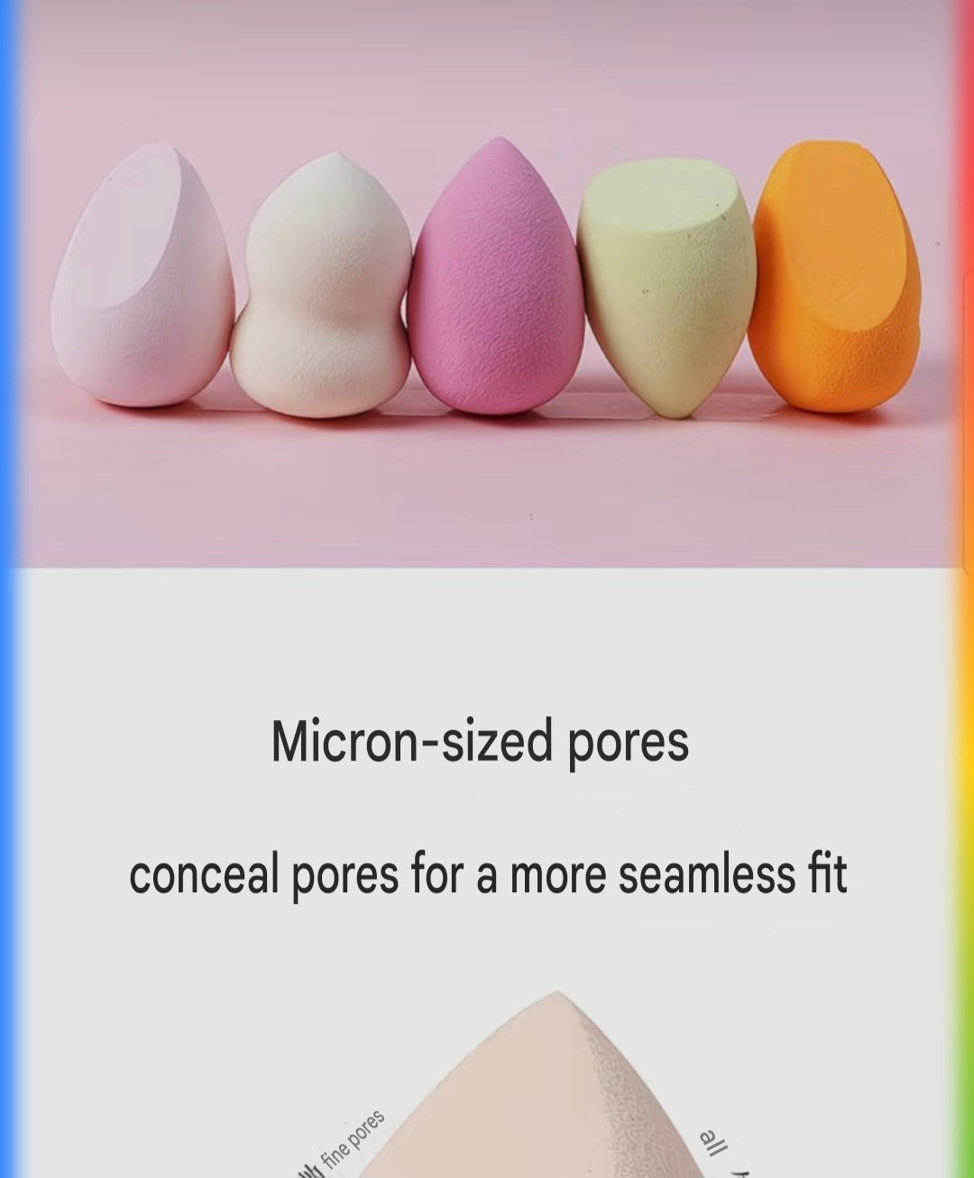 30PCS Beauty Blender Sponge Set Soft Makeup Sponges
