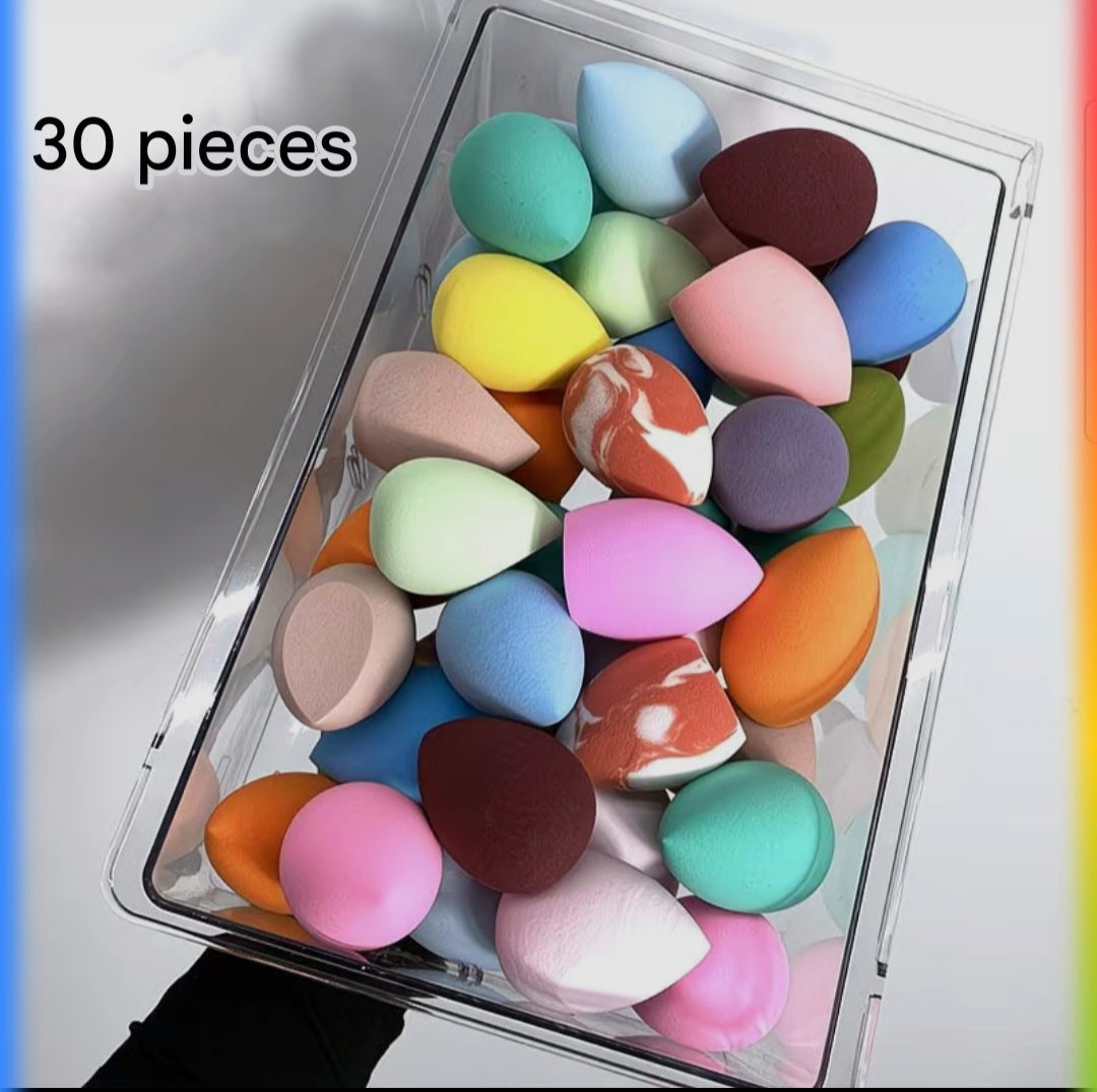 30PCS Beauty Blender Sponge Set Soft Makeup Sponges