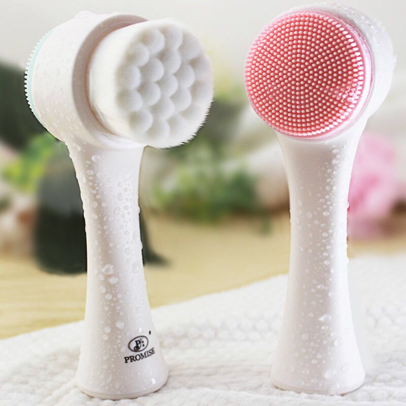 2-in-1 Facial Cleansing Brush for Deep Clean & Gentle Face Massage