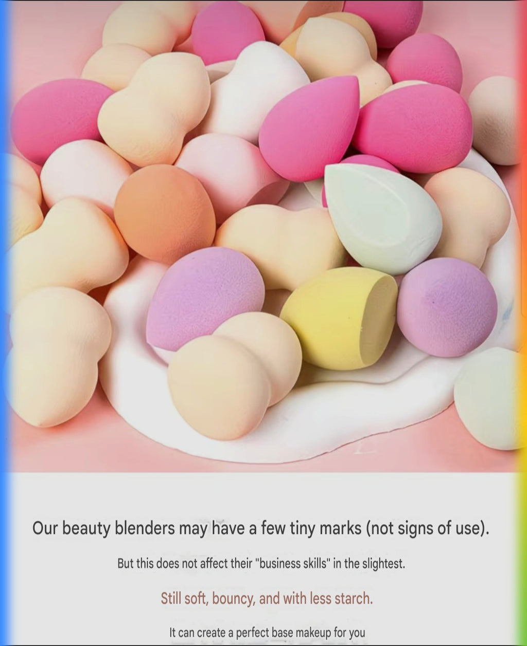 30PCS Beauty Blender Sponge Set Soft Makeup Sponges