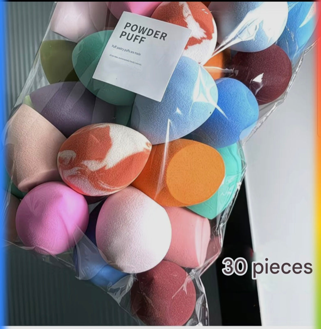 30PCS Beauty Blender Sponge Set Soft Makeup Sponges