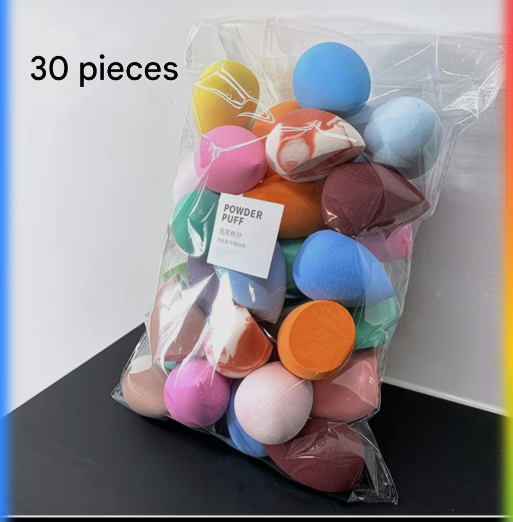 30PCS Beauty Blender Sponge Set Soft Makeup Sponges