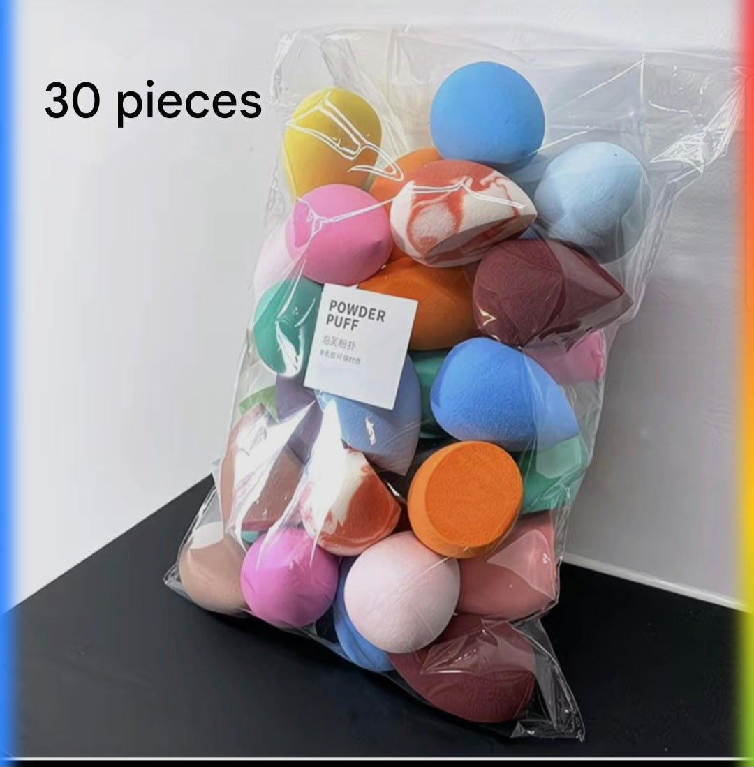 30PCS Beauty Blender Sponge Set Soft Makeup Sponges