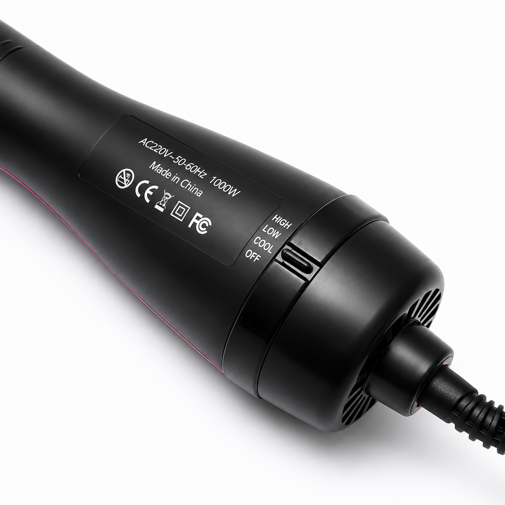Multifunctional Hot Air Brush Hair Dryer & Straightener Ceramic Hair Styling Comb UK Seller