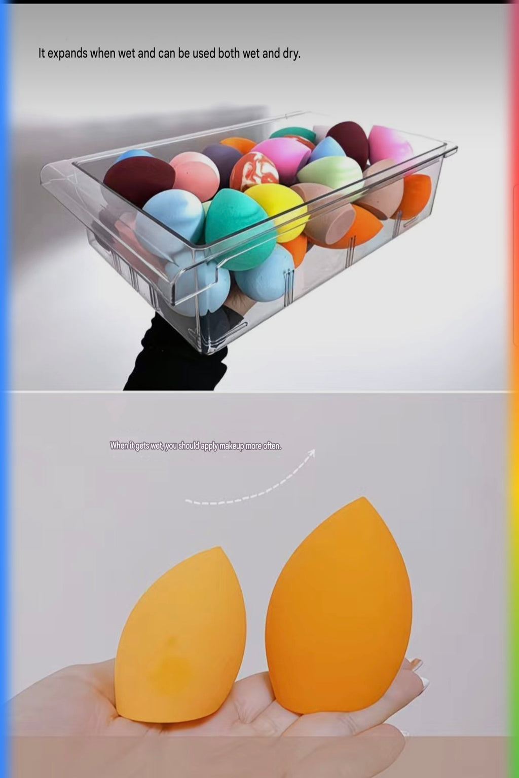 30PCS Beauty Blender Sponge Set Soft Makeup Sponges