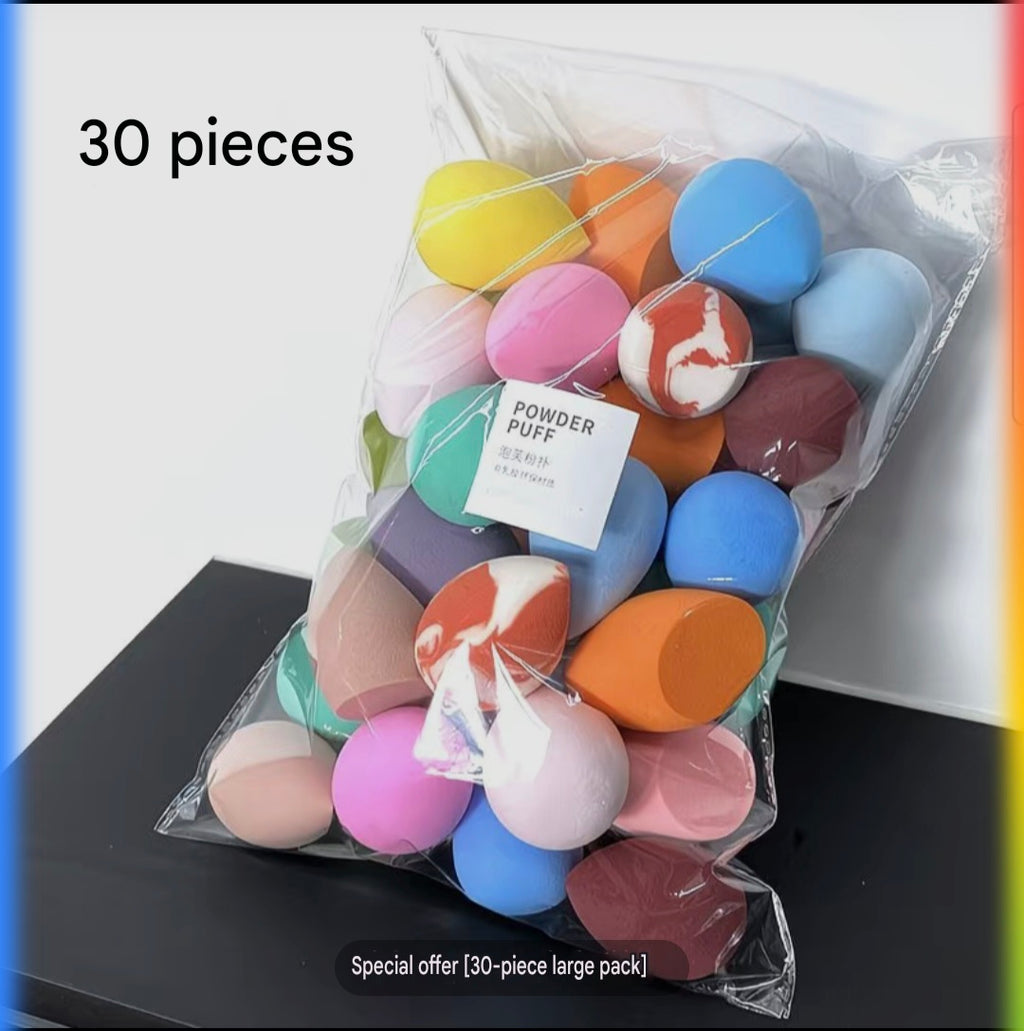 30PCS Beauty Blender Sponge Set Soft Makeup Sponges