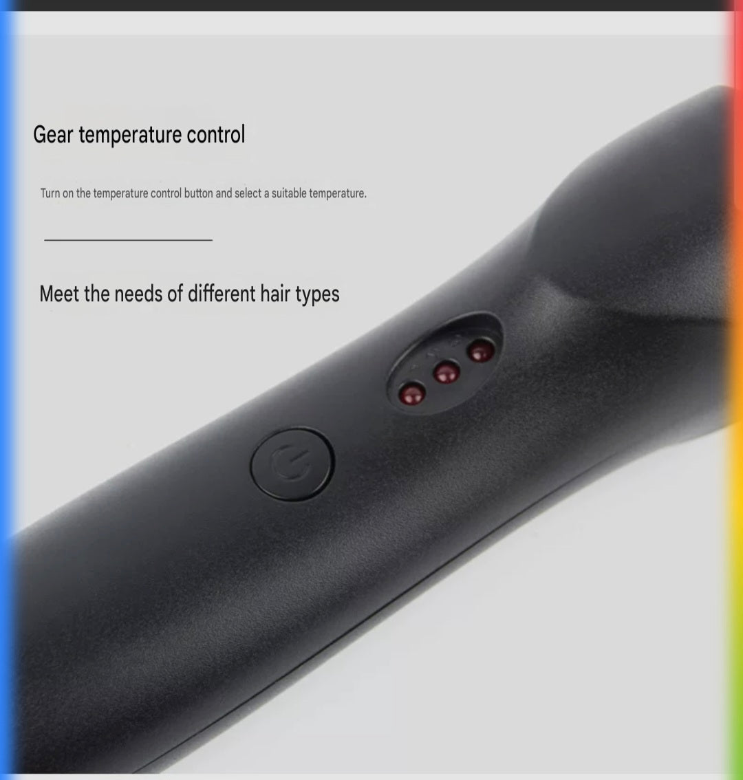 Electric Hot Comb Hair Straightener with Adjustable Heat
