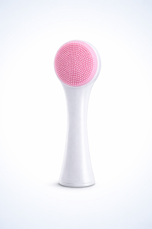 2-in-1 Facial Cleansing Brush for Deep Clean & Gentle Face Massage
