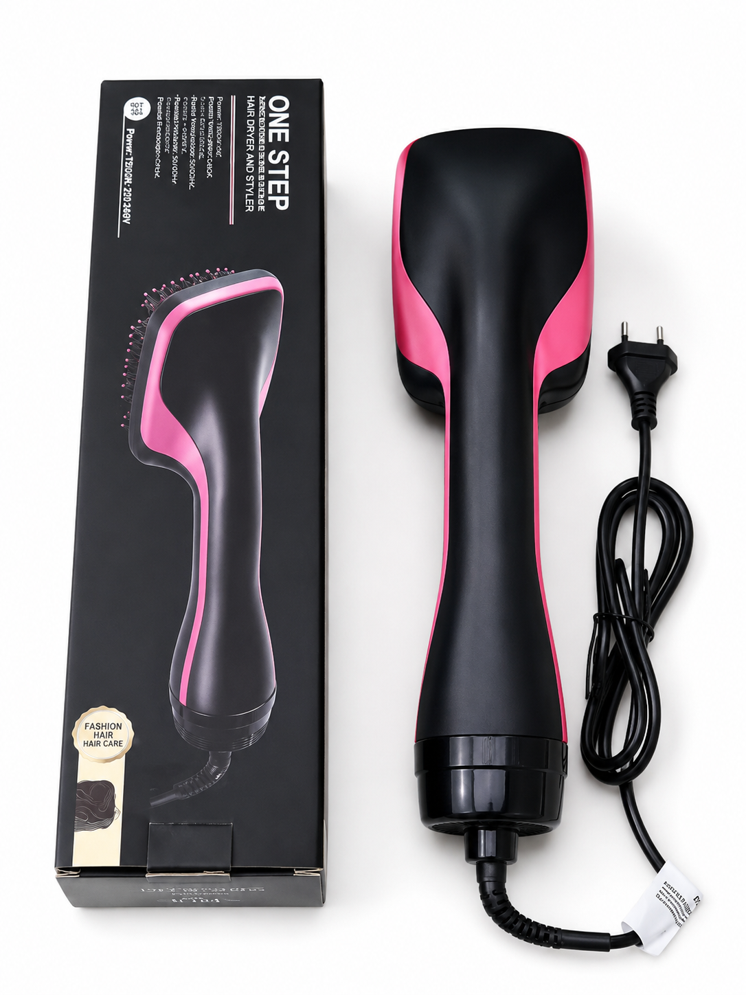 Multifunctional Hot Air Brush Hair Dryer & Straightener Ceramic Hair Styling Comb UK Seller