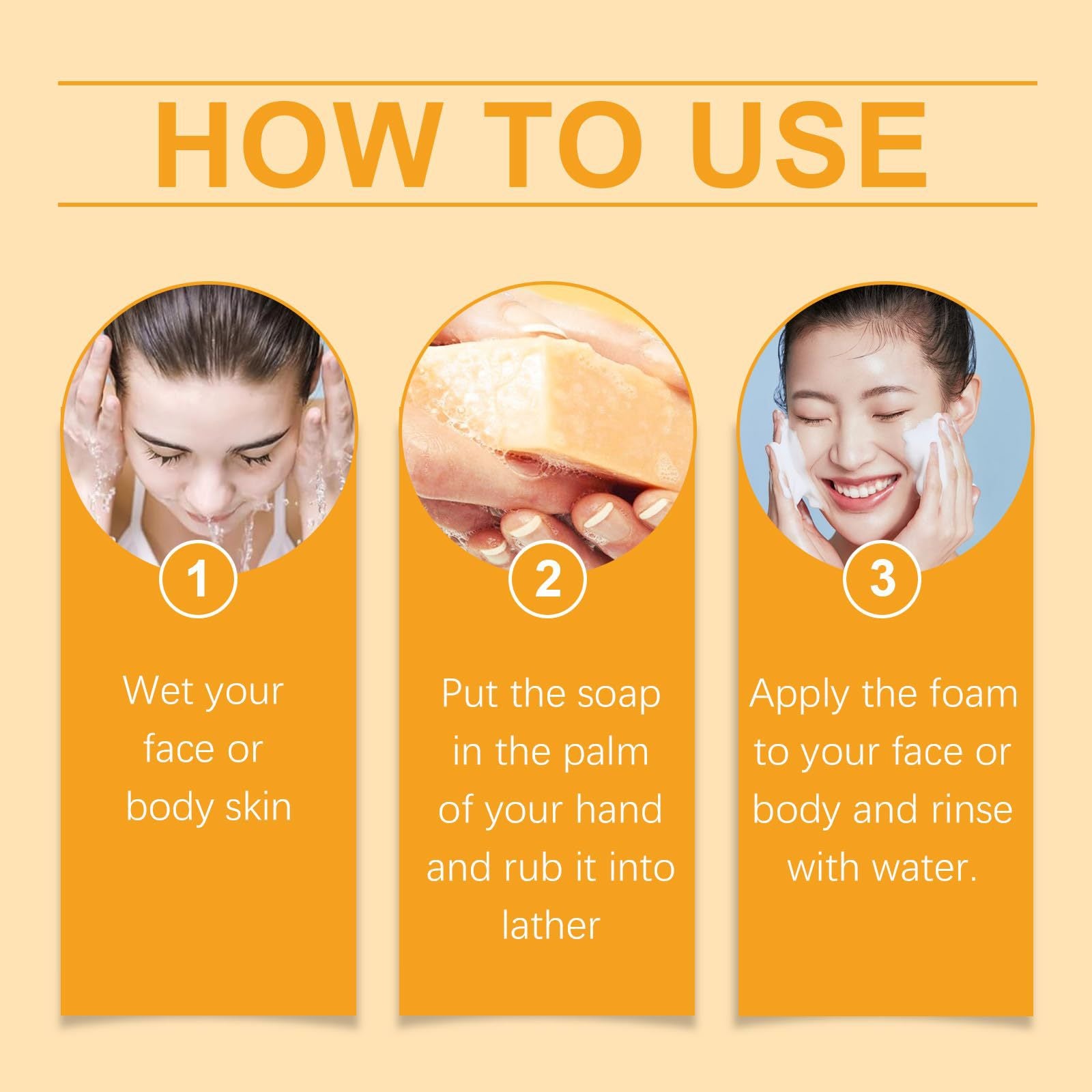 5 Pack Turmeric &Kojic Brightening Soap