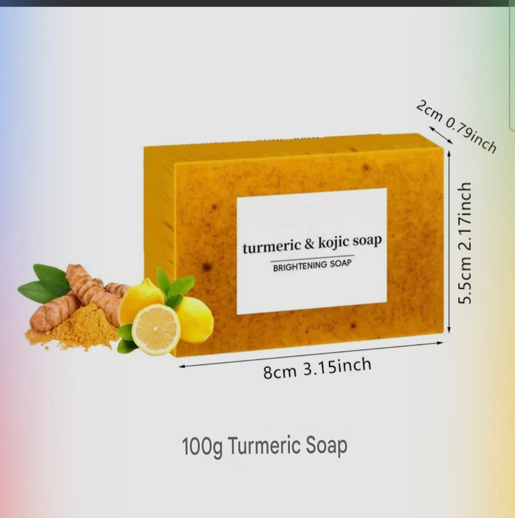5 Pack Turmeric &Kojic Brightening Soap