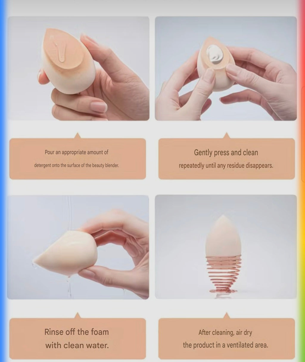 30PCS Beauty Blender Sponge Set Soft Makeup Sponges